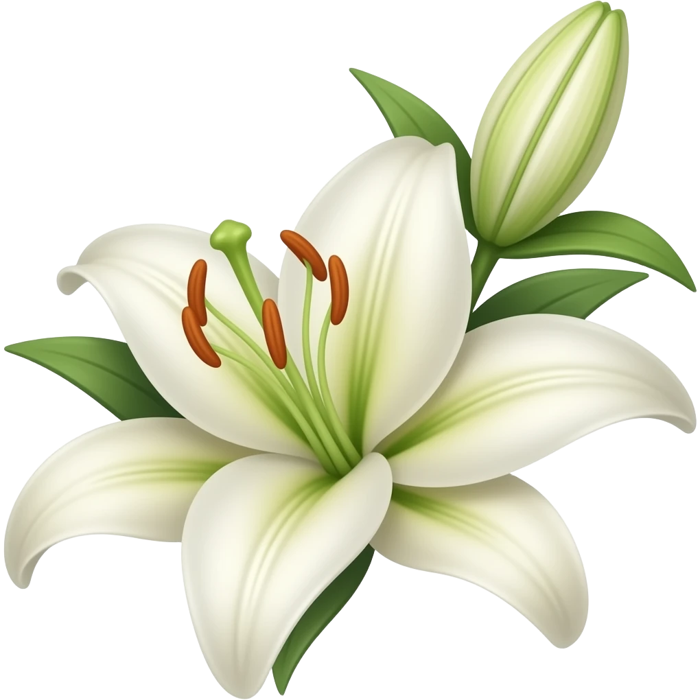 With some lilys emoji