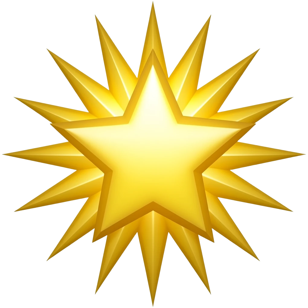 Starburst emoji