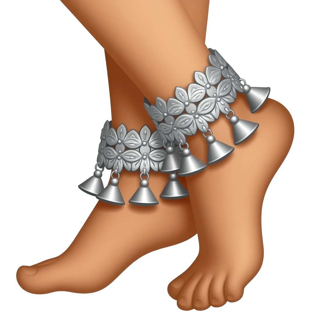 Ghungroo for dance leg emoji