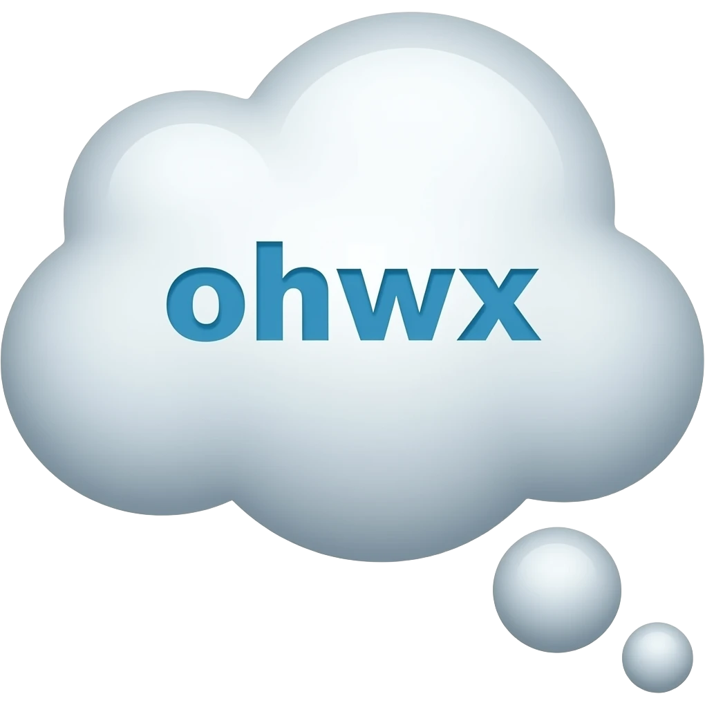 thinking cloud bubble text emoji