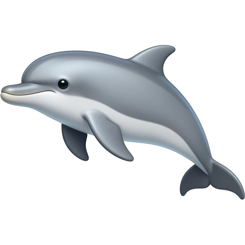 Common dolphin emoji