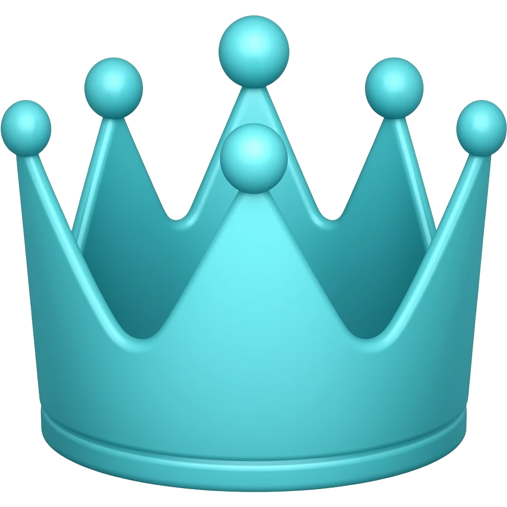 cyan crowns emoji