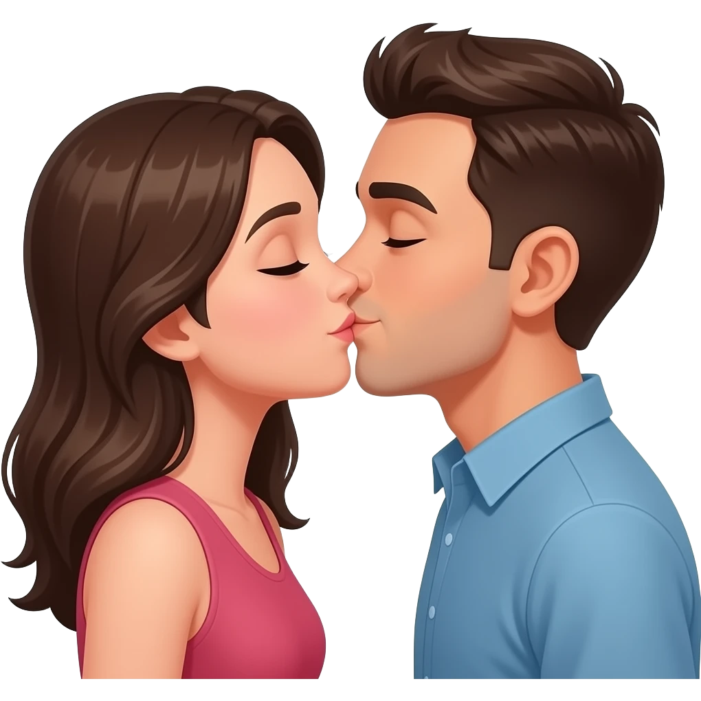 kissing.... emoji