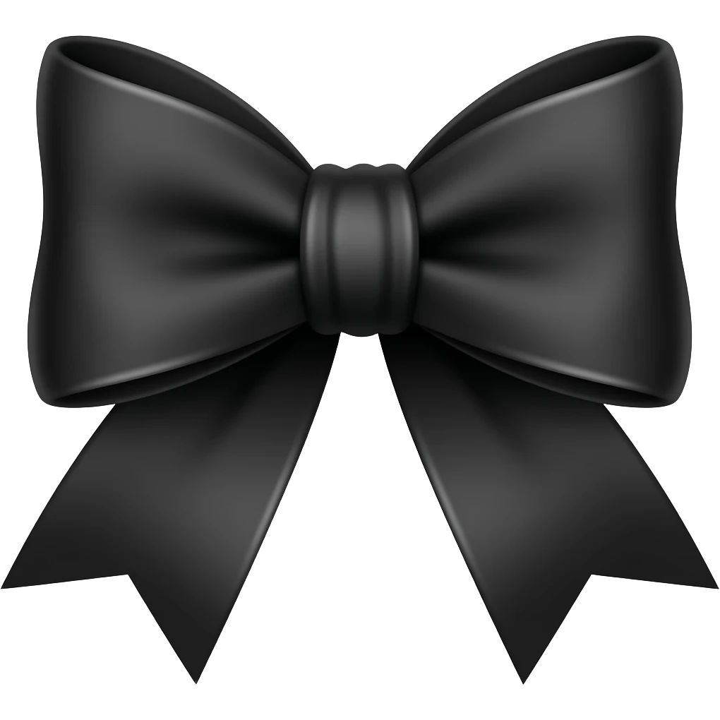 Lazo negro emoji