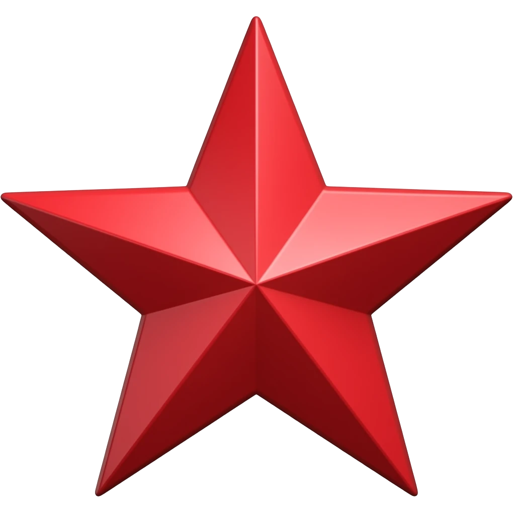 Red Star emoji