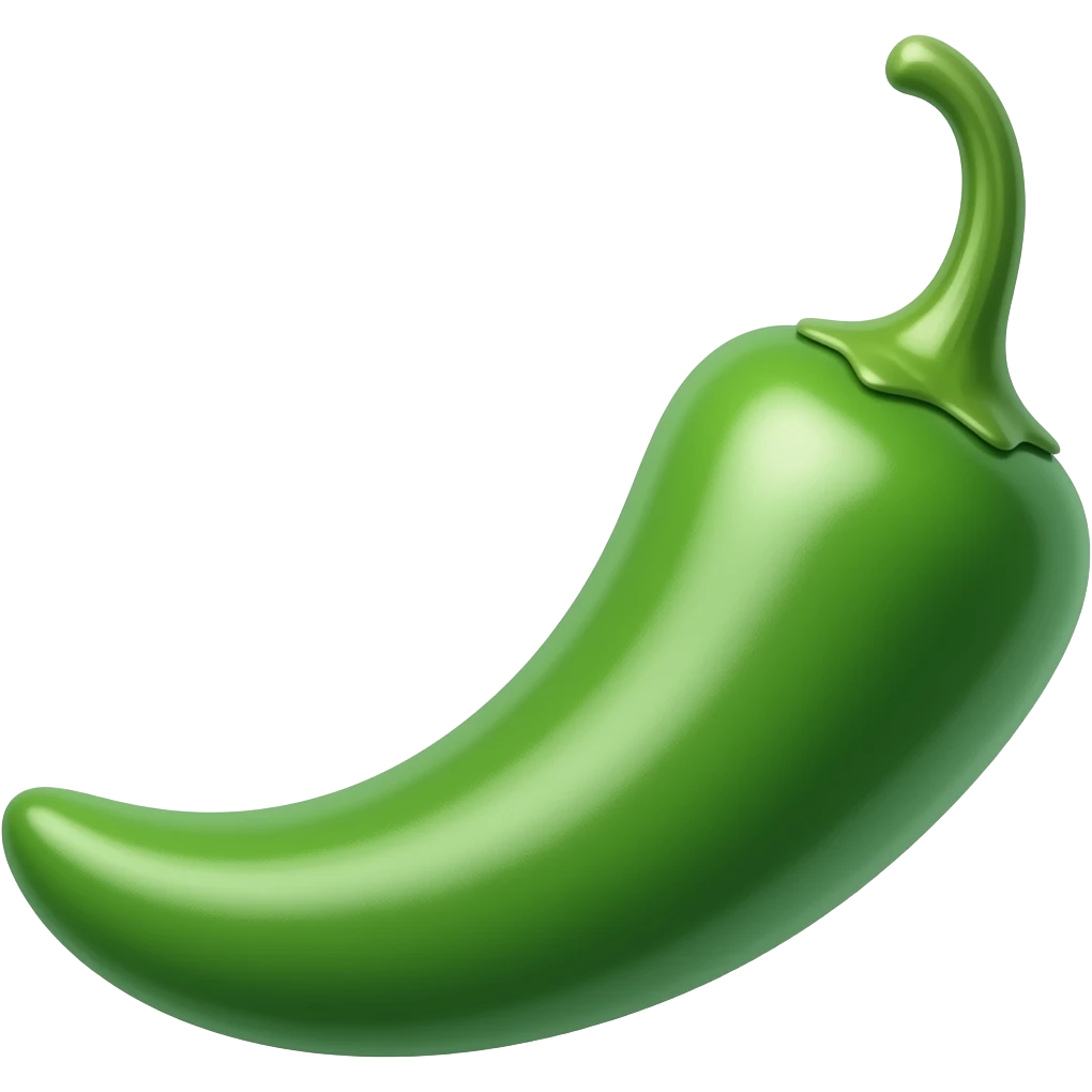 green chilli emoji