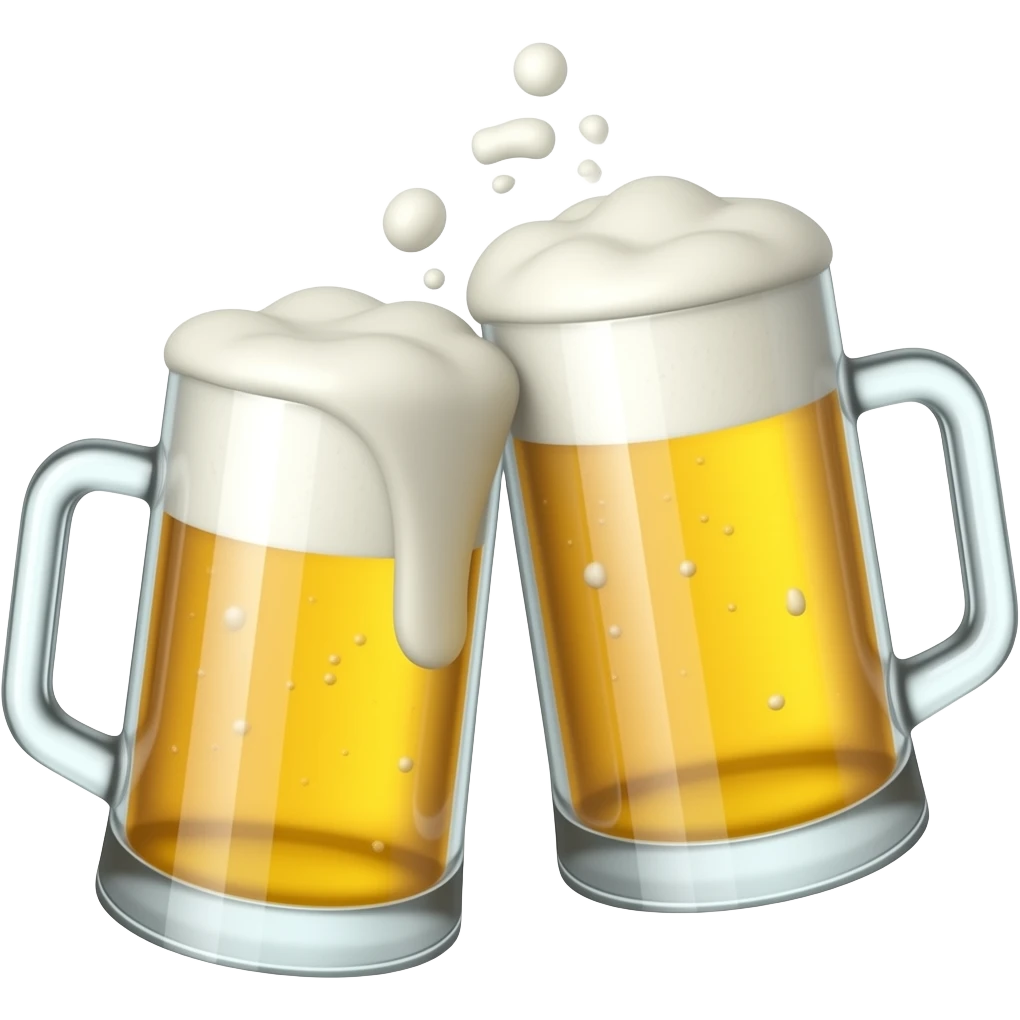 beer mugs toasting emoji
