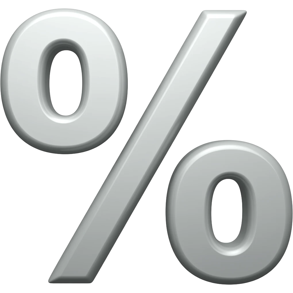 % emoji