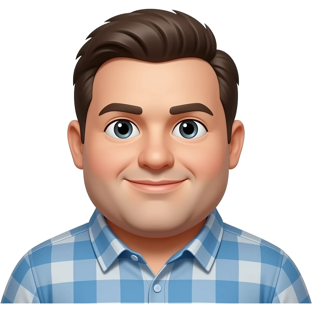 fat guy emoji