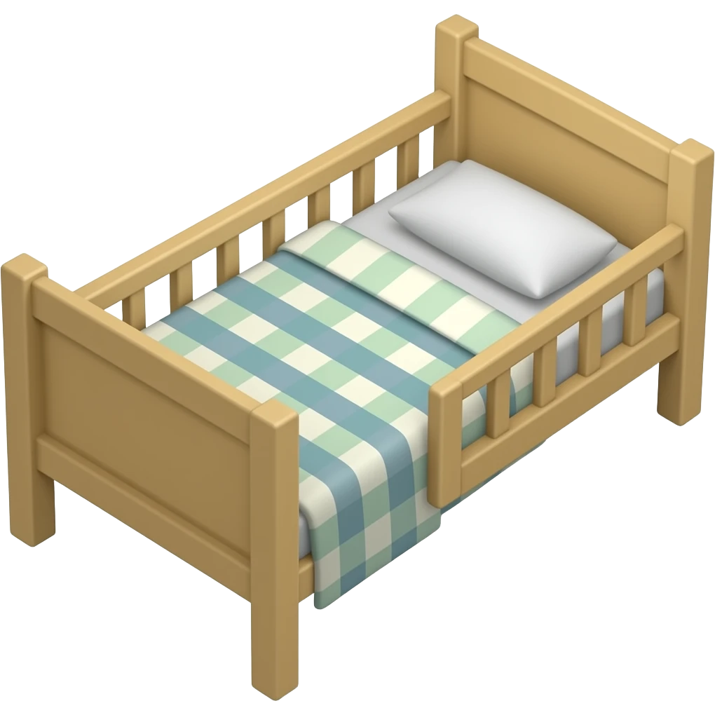 simple cot bed for camping emoji
