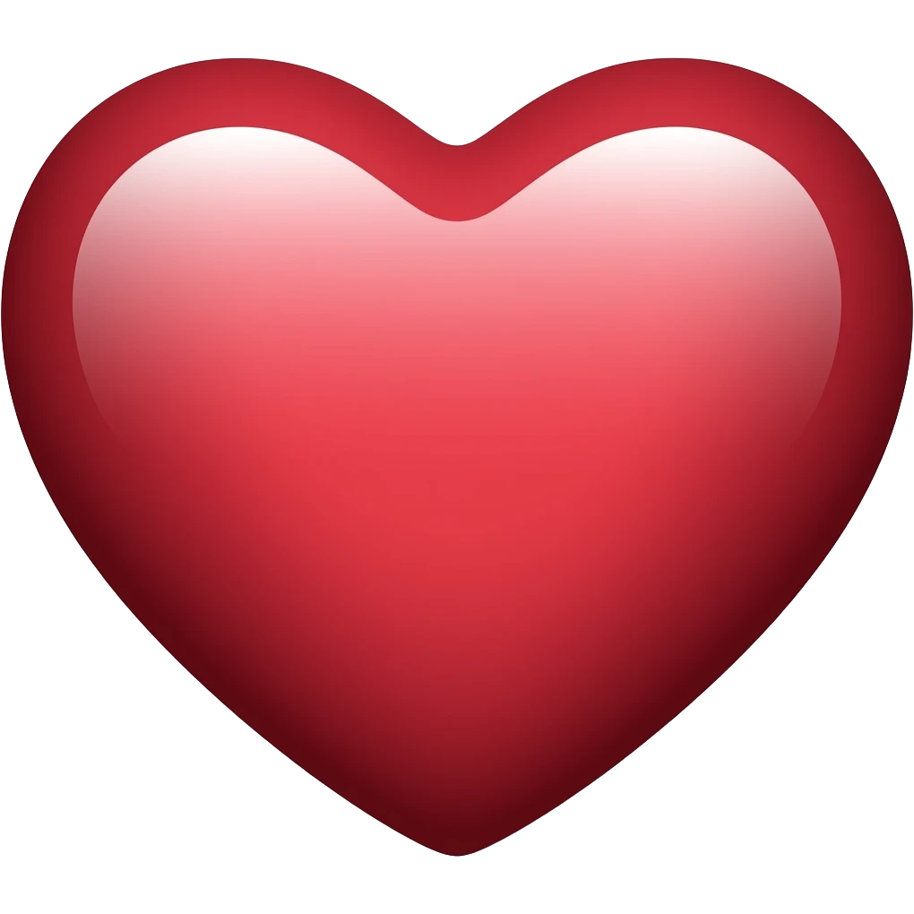 Auburn heart emoji