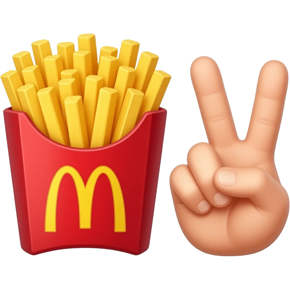 🍟✌️ emoji