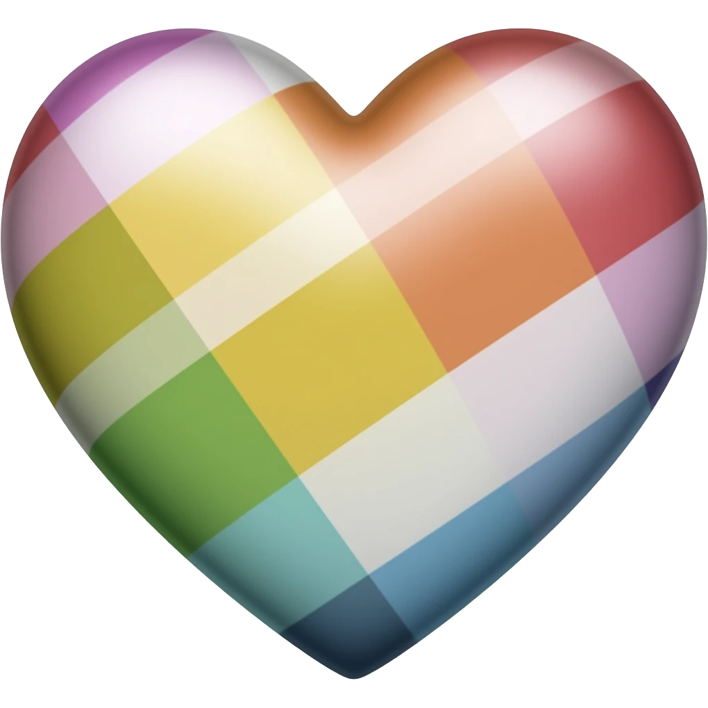 Cœur multicolore emoji