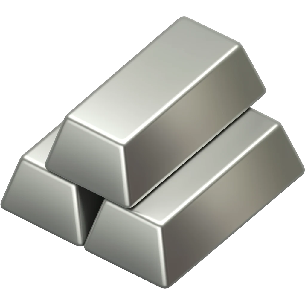 Indium Ingot bars raw emoji