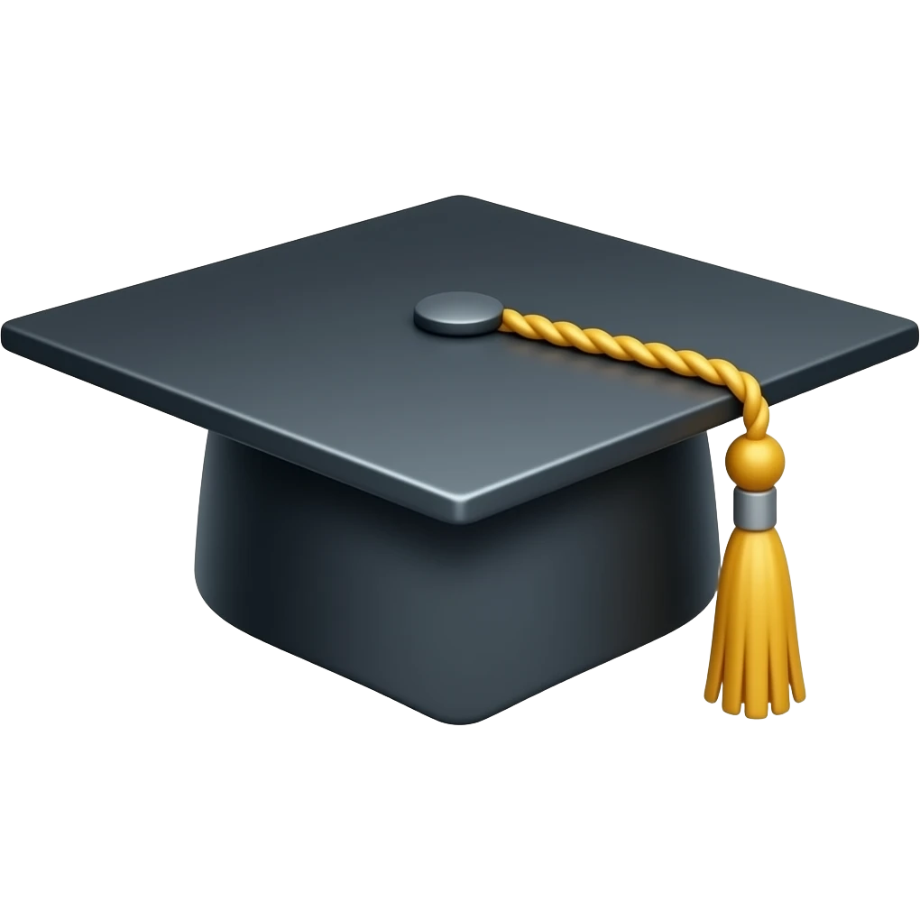 Graduation cap emoji