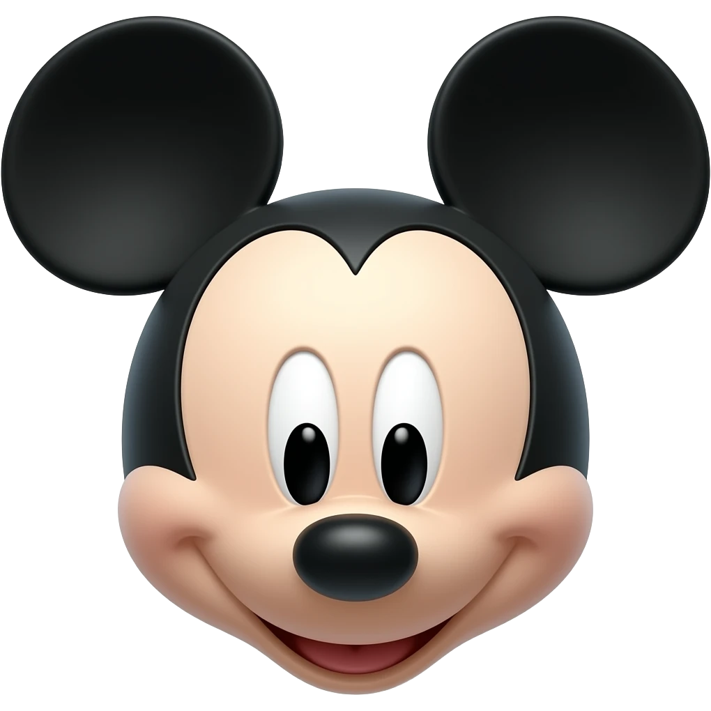mickey mouse hand left looking down emoji