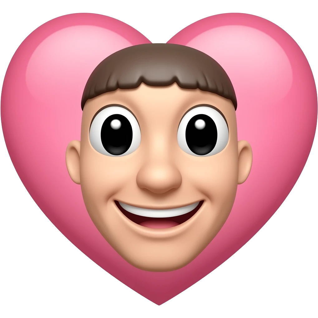 Pink heart pookie emoji emoji