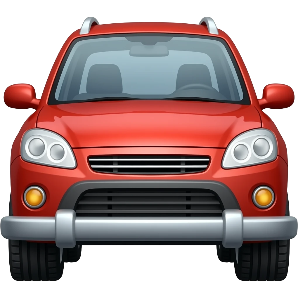 Red car emoji