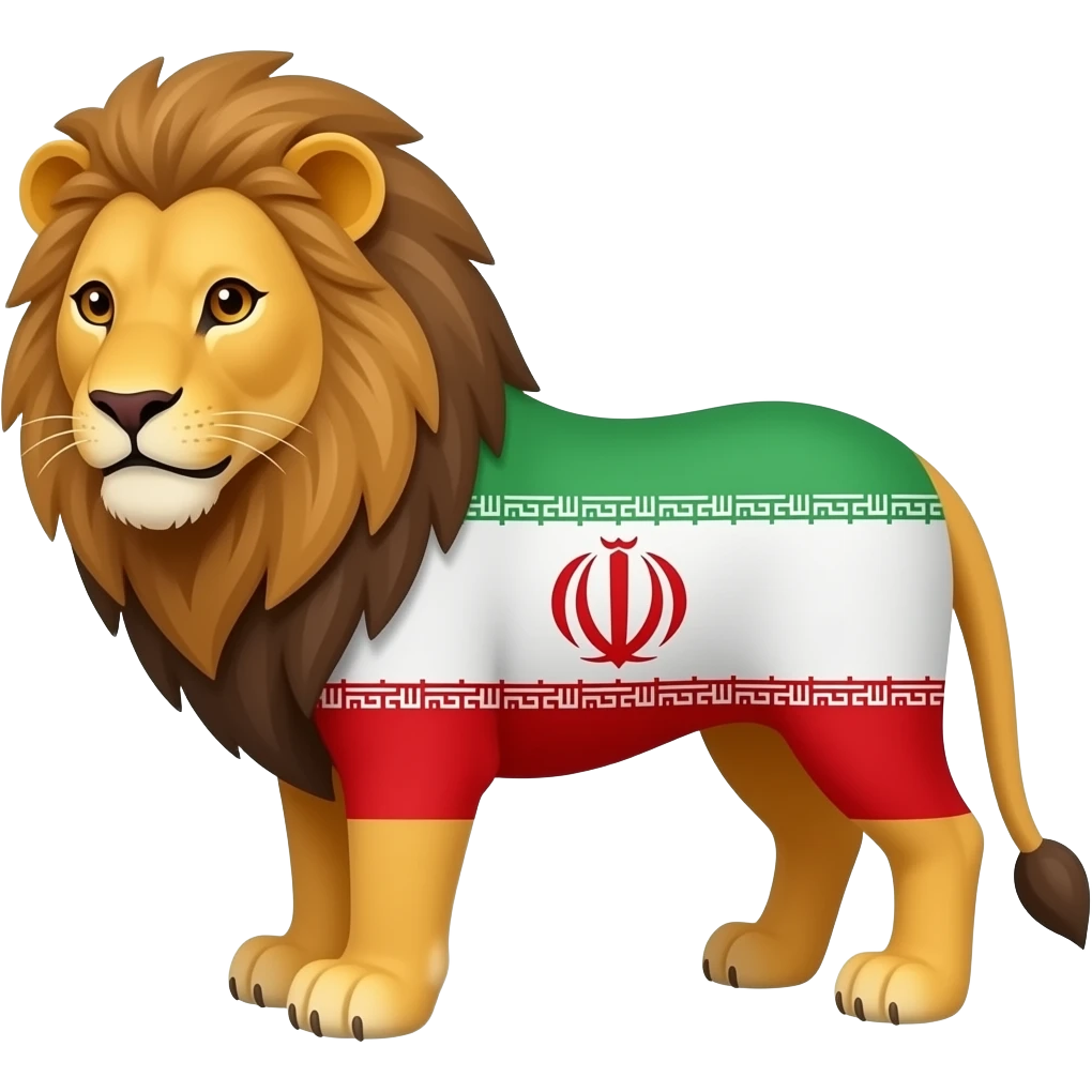 🦁🇮🇷 emoji