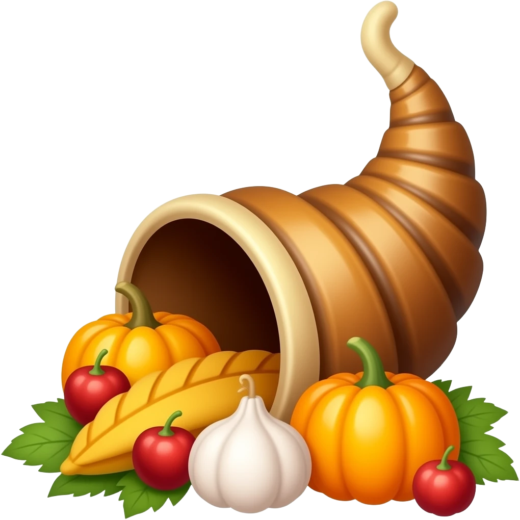 thanksgiving cornucopia emoji