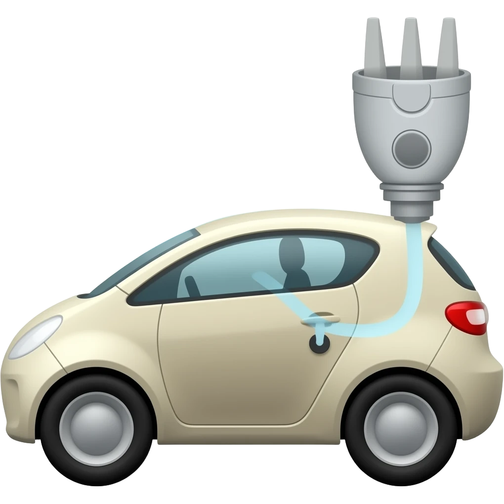 electric car charging emoji