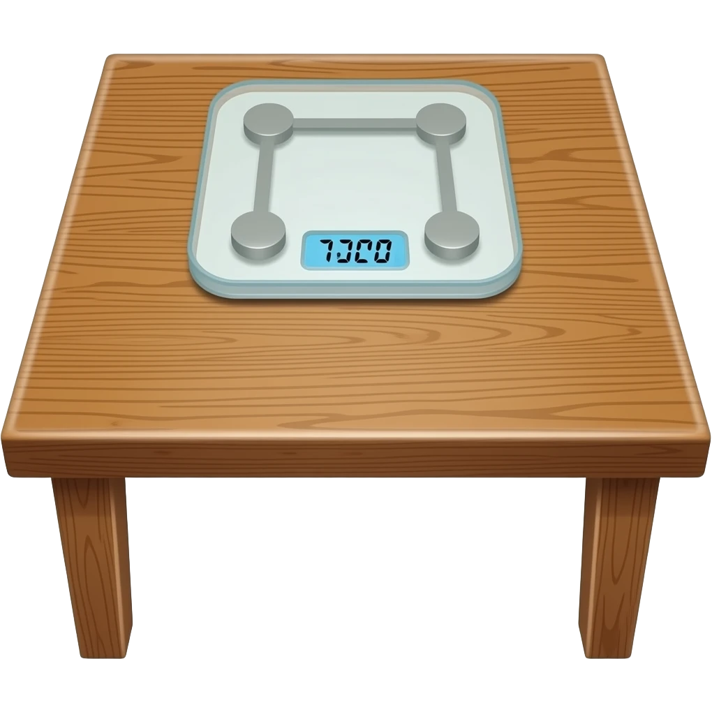 table scales emoji