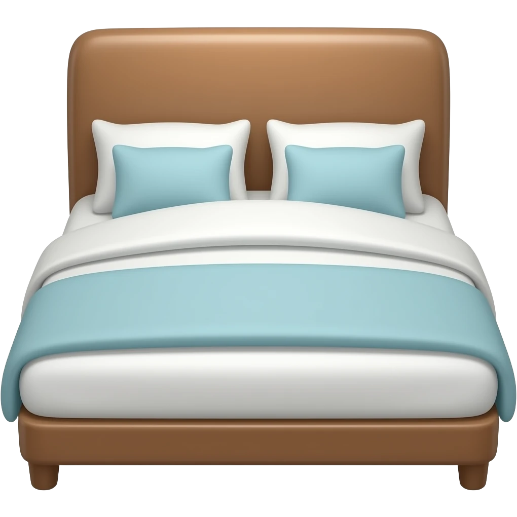 a bed emoji