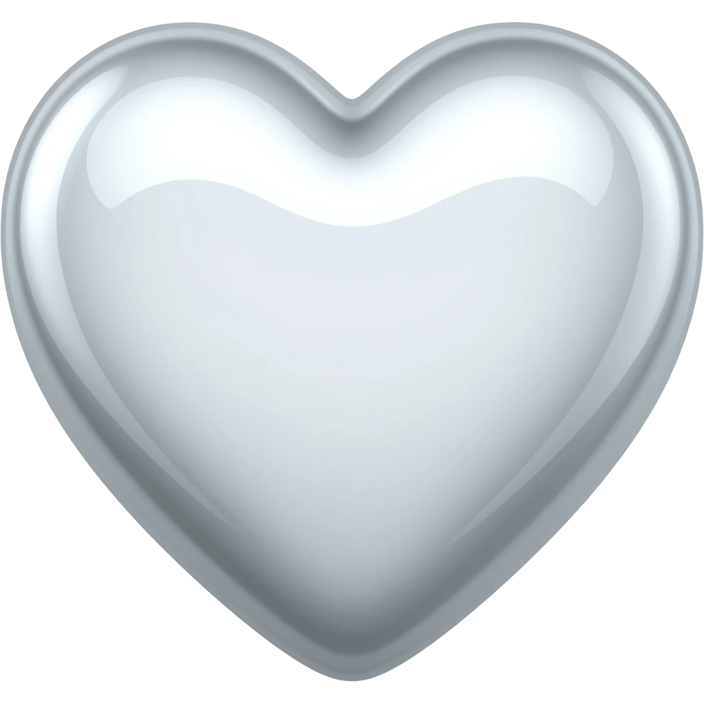 Chrome heart emoji