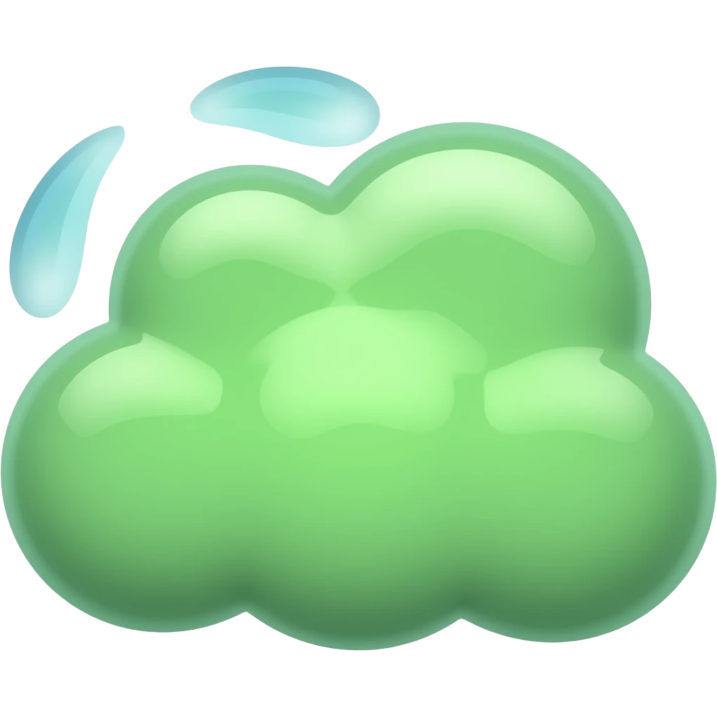 green cloud emoji