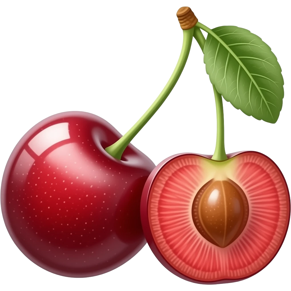 Cherry red emoji