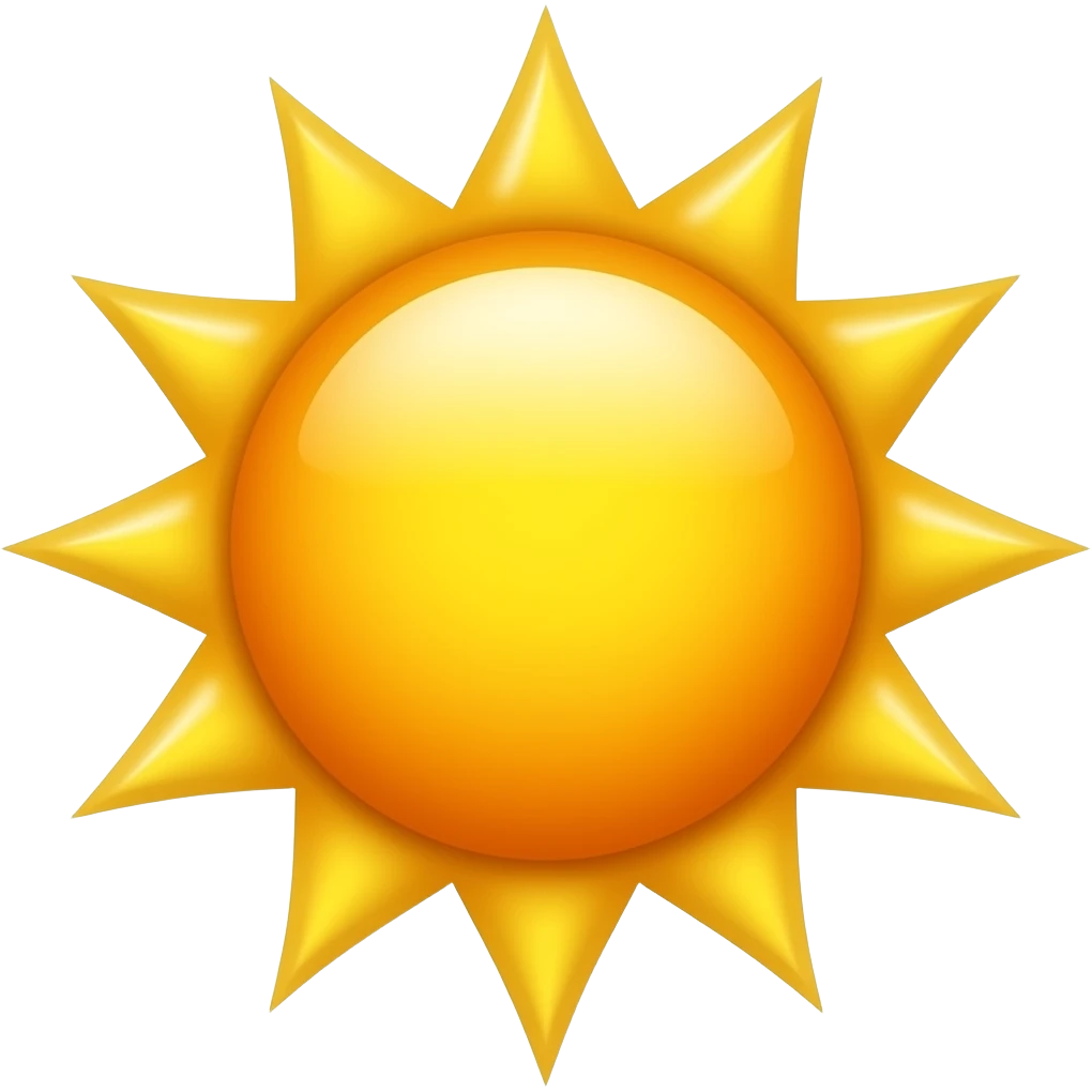 Sun emoji
