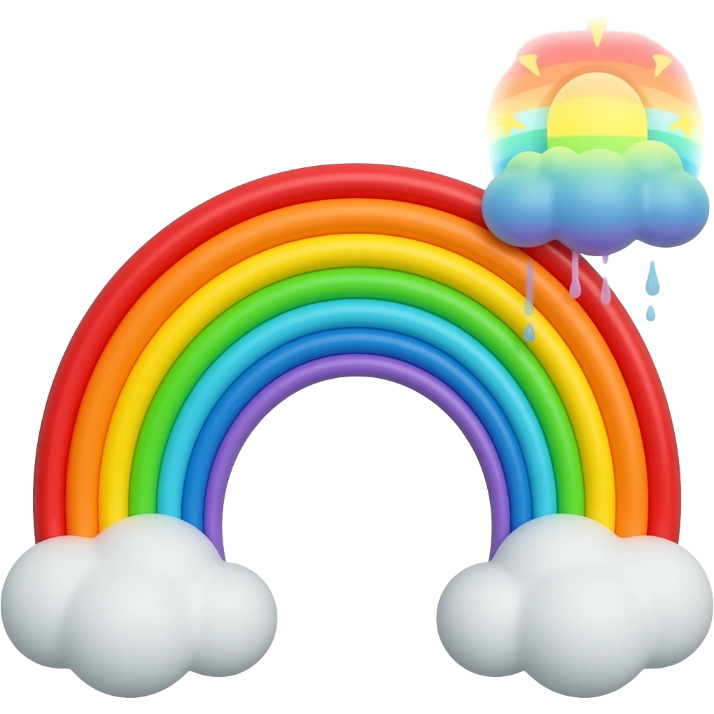 Rainbow emoji