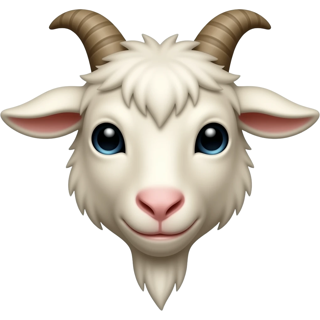 Goat face emoji