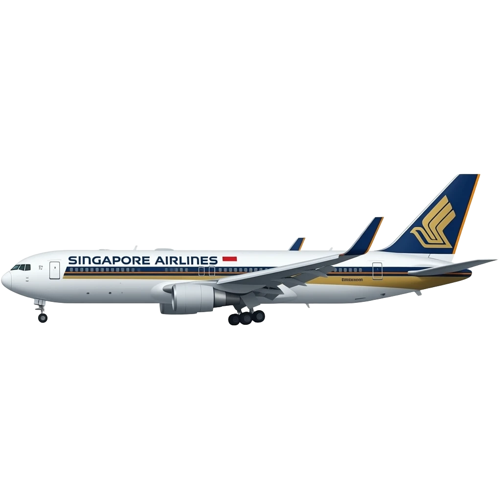 Singapore Airlines 767 Dreamliner emoji