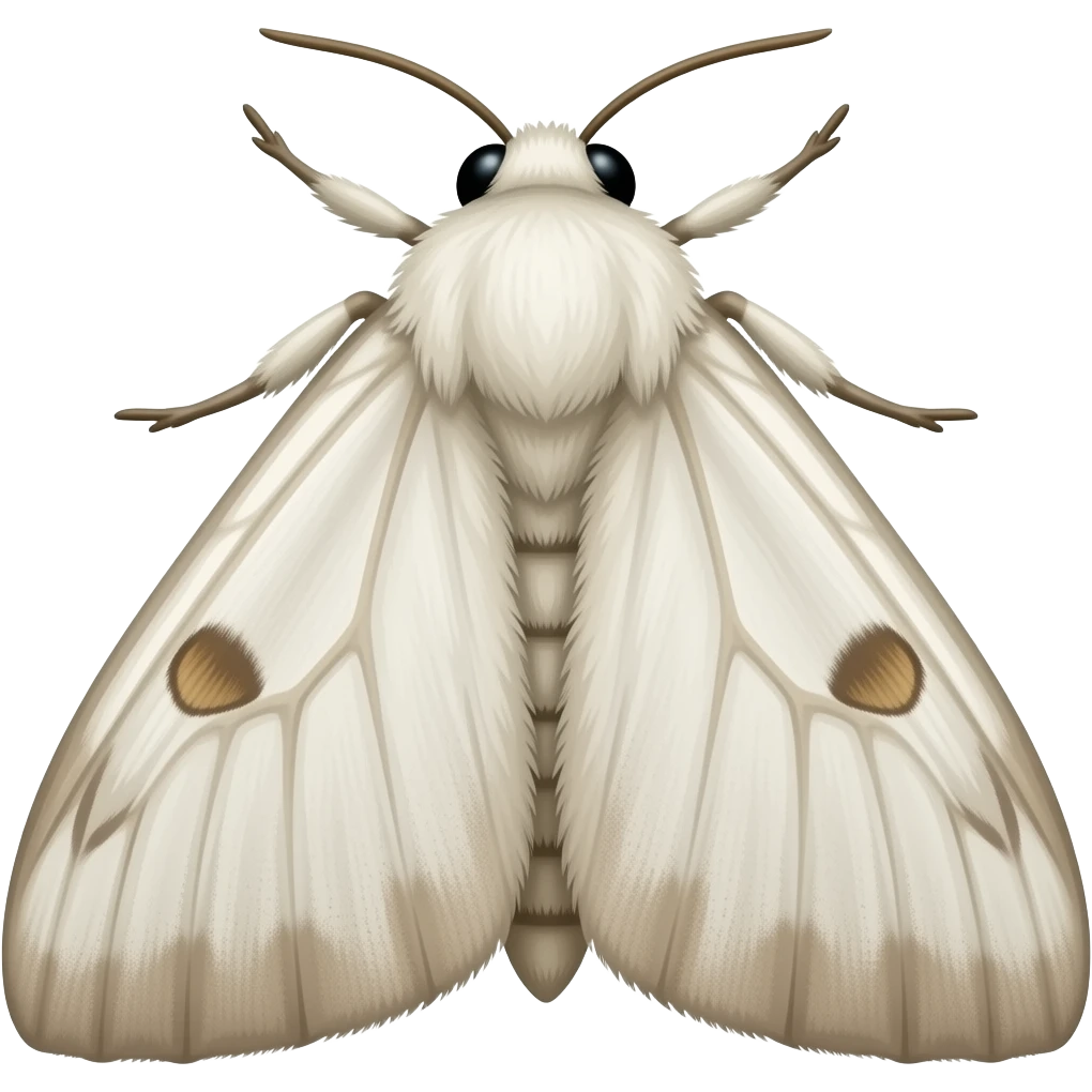 white moth emoji
