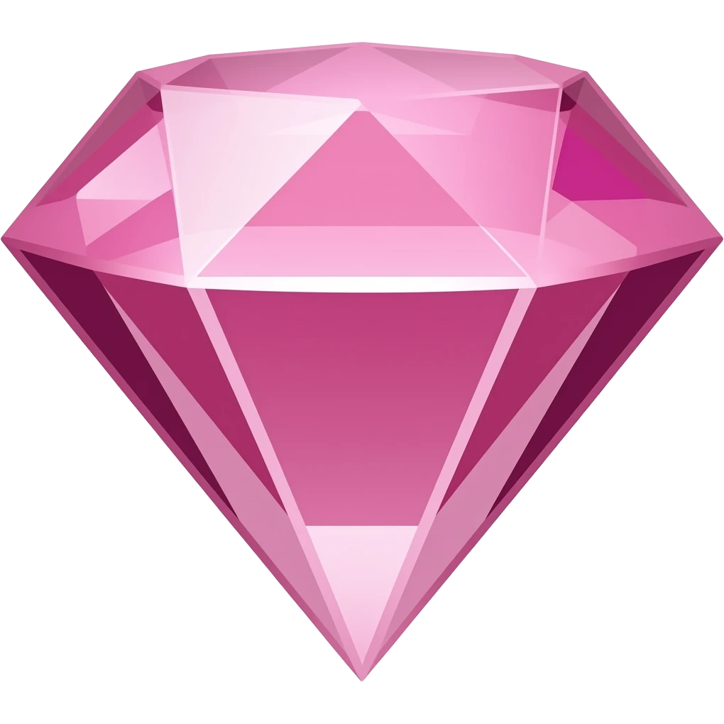 DIAMOND PINK emoji