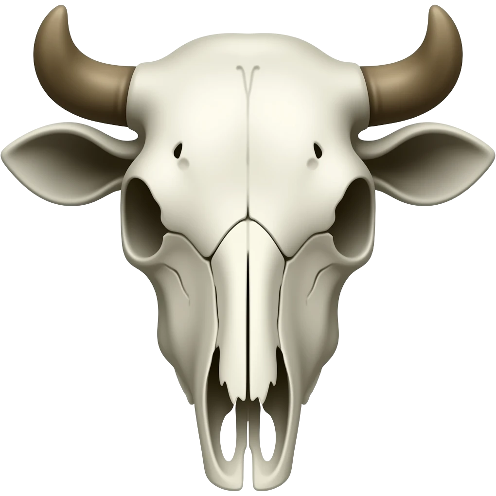 calavera de vaca cuerpo completo emoji
