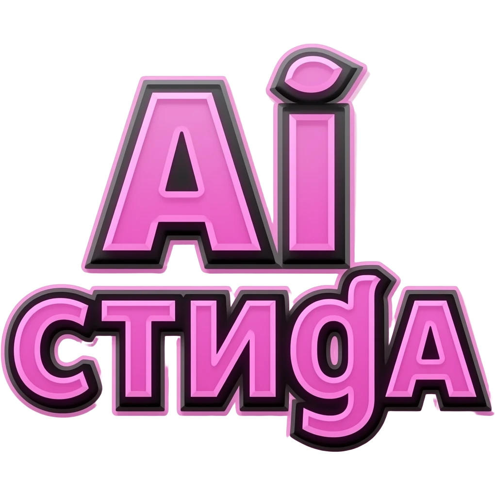 twitch emote text only, aggressive rage text “АЙ СТИГА”, distorted letters, chaotic gamer energy, thick black outline, pink neon glow, transparent background, meme aesthetic, BTTV style, ultra readable emoji