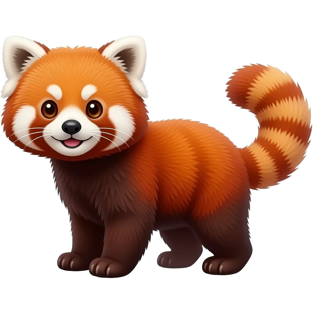make a red panda emoji emoji