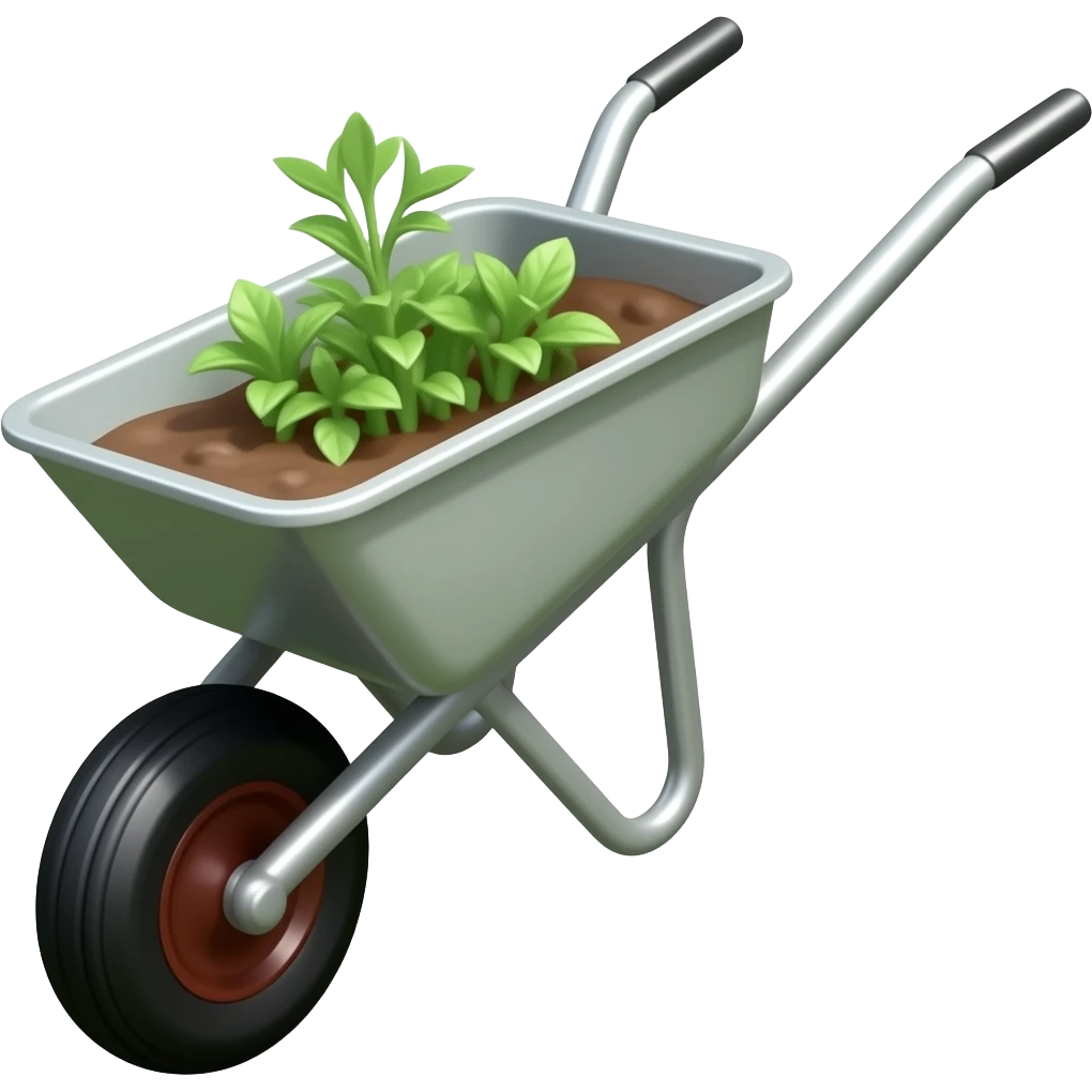 Wheelbarrow emoji