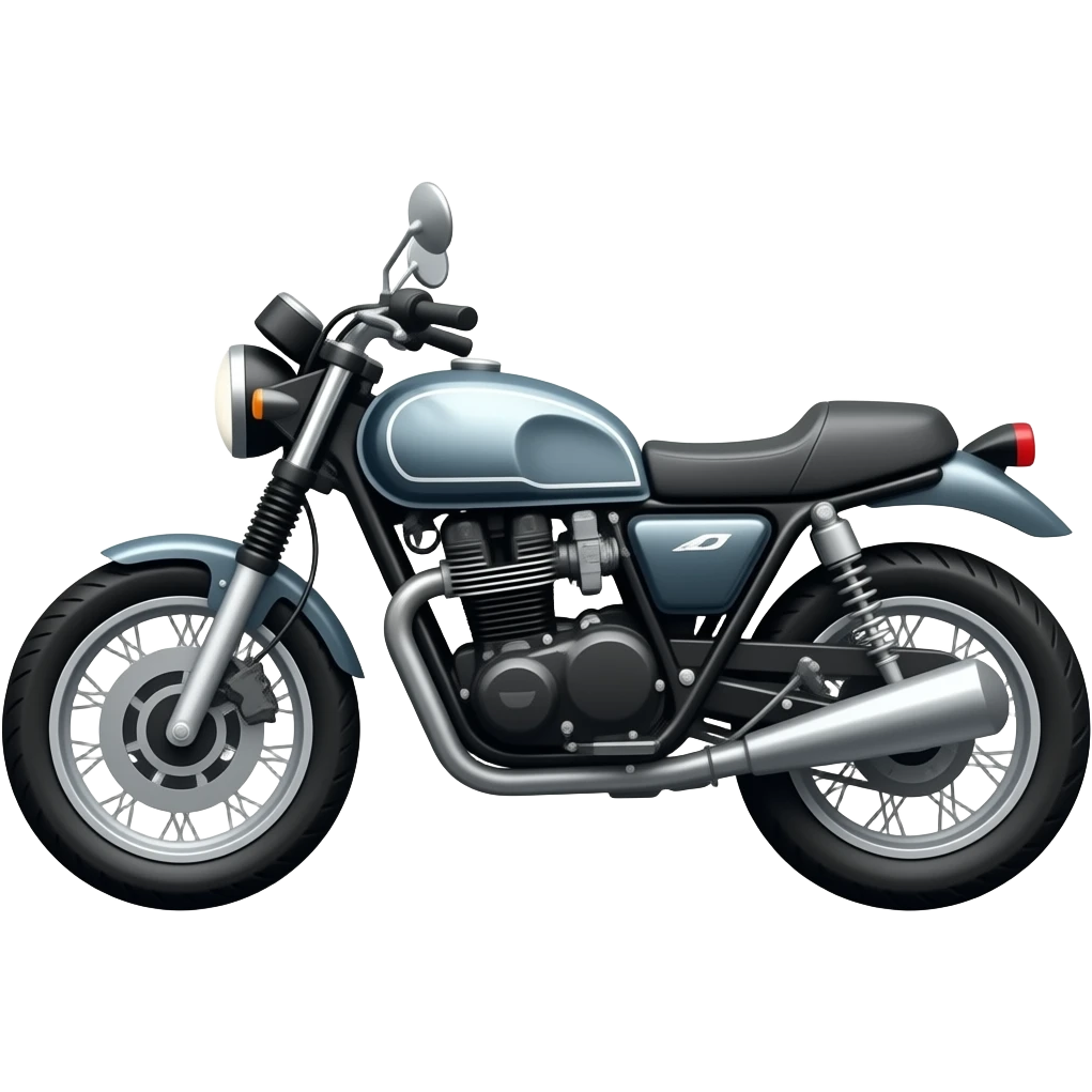 Motorcycle with chat bubble emoji