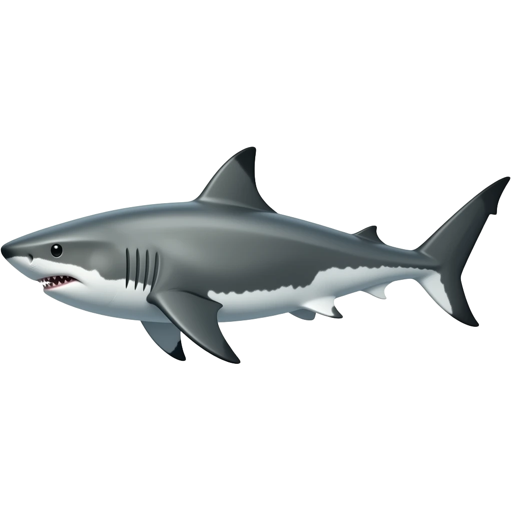 Tiger shark emoji