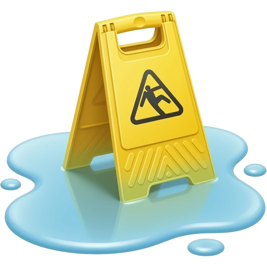 Slippery emoji