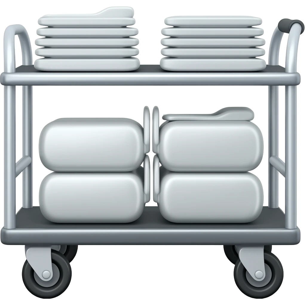 plane service cart emoji