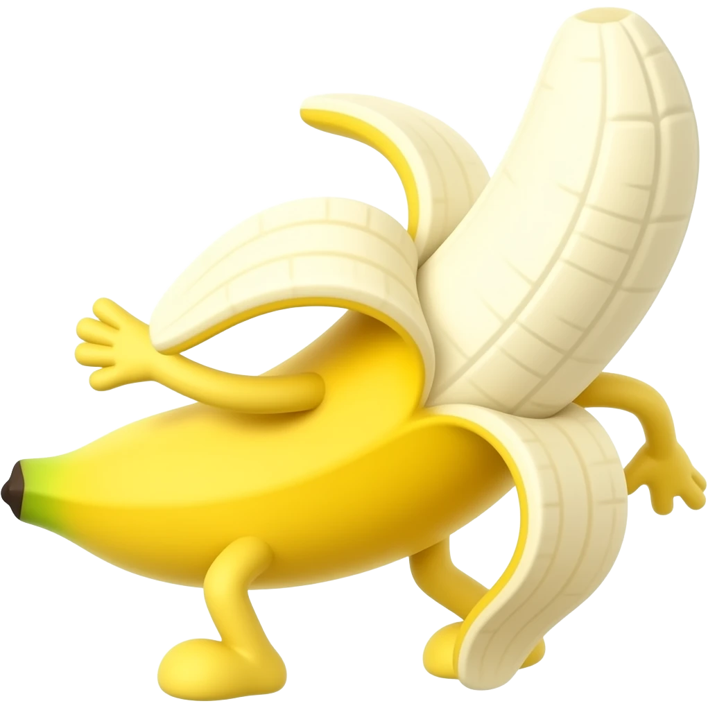Banana bailando emoji