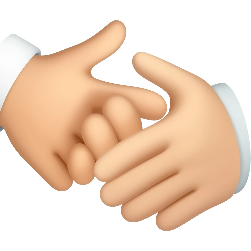 hand hand greeting emoji