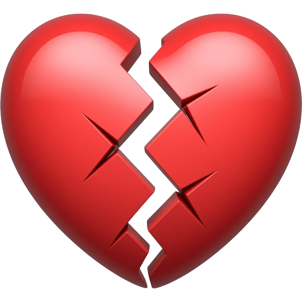 Break heart emoji