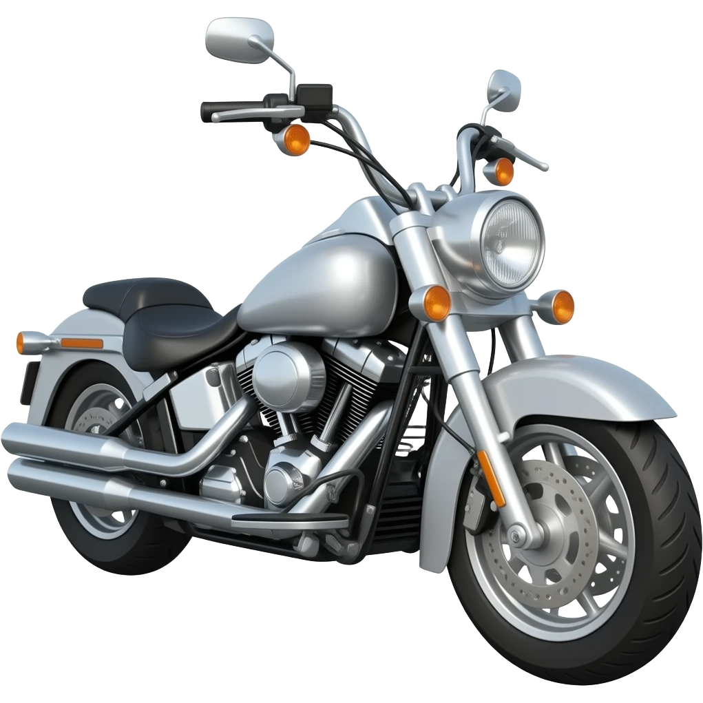 Road King silver metallic emoji