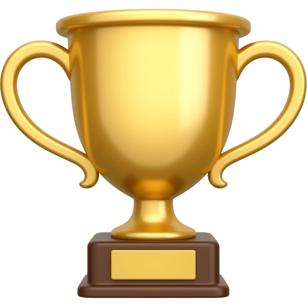 gold trophy emoji