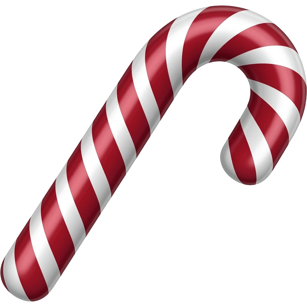 candy cane emoji